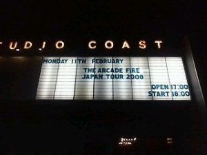 アーケイド・ファイア（Arcade Fire）@Studio Coast