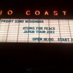 アトムス・フォー・ピース（Atoms For Peace）@Studio Coast 2013年11月22日