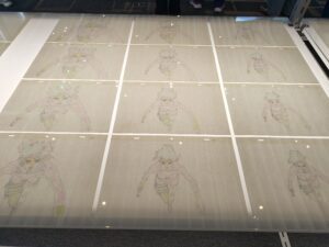 ダイブする素子の原画